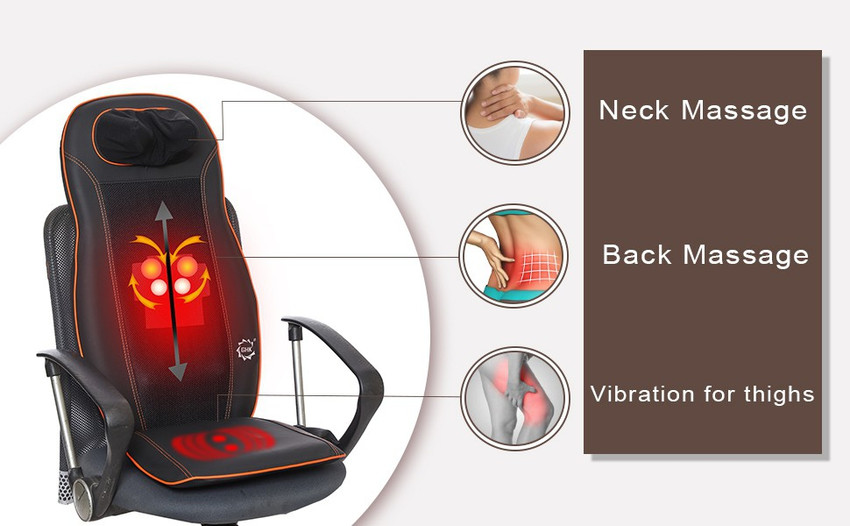 GHK H75 Full Back Neck and Shoulder Kneading Massager with Vibration on Thigh Massager GHK Flipkart
