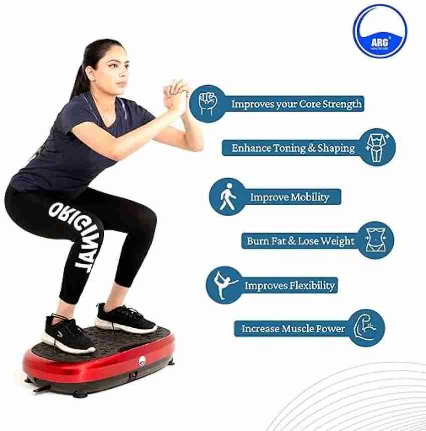 Vibration Plate, Whole Body Vibration Platform Exercise Machine with  Bluetooth Speaker, Home Fitness Equipment for Weight Loss & Toning(Jumbo  Size)