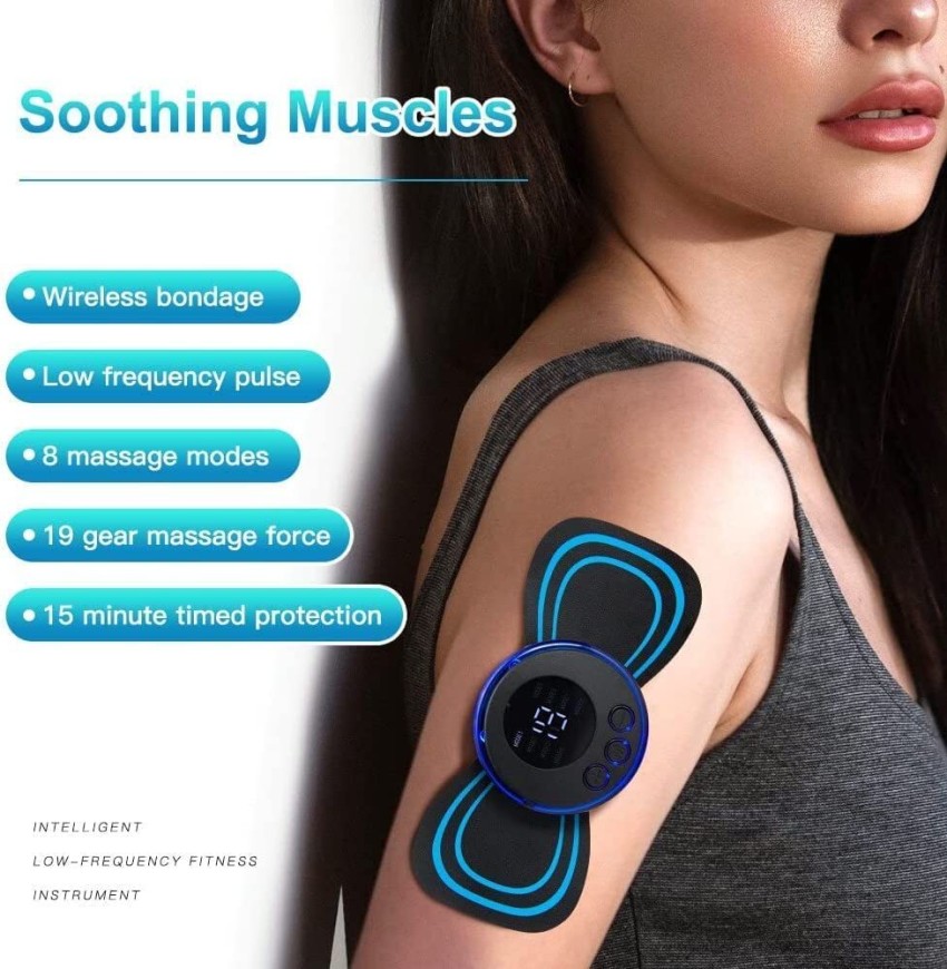 Neck Massager, Lymphatic Drainage Massager, Back Massager For Back Pain  Relif, Cordless Portable Mini Body Massager