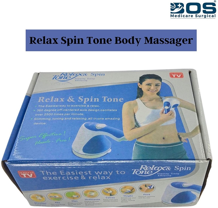 Bos Medicare Surgical Relax Spin Tone Body Massager Machine Relax Spin Tone  Body Massager Machine, Full Body Massager for Pain Relief Spin Massager -  Bos Medicare Surgical 