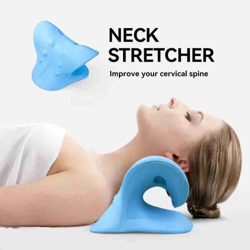 Shopeleven Neck Stretcher for Neck Pain Relief Neck and Shoulder Relaxer  Upper Back Stretcher Device Support Relaxer Cervical Traction Device for