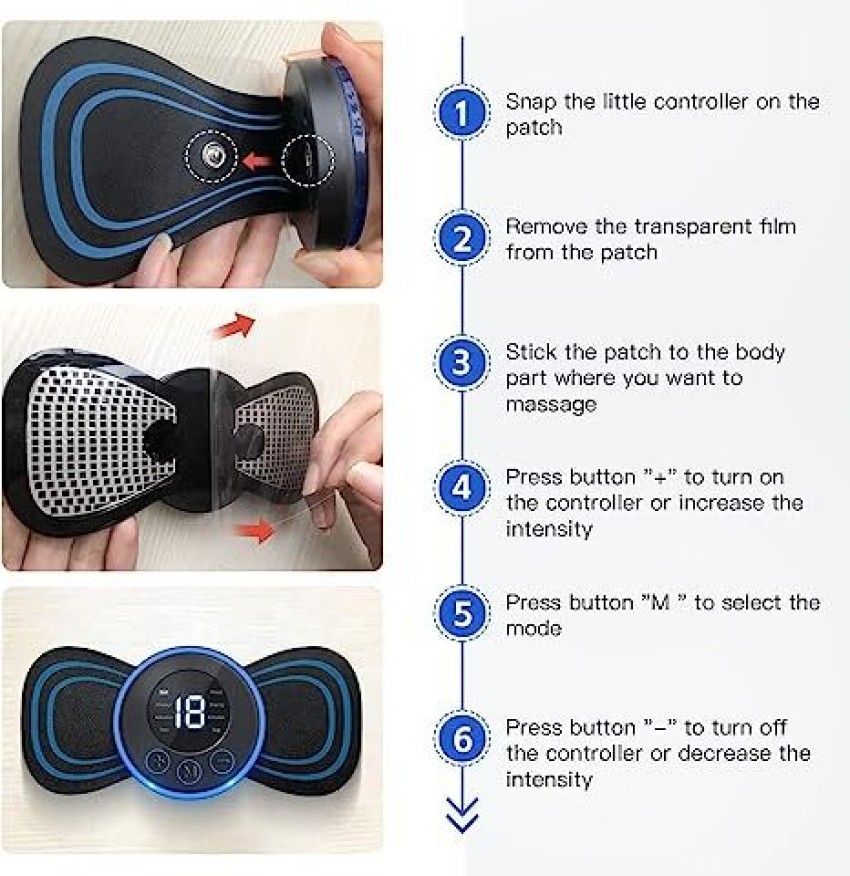 Buy HRUNIQUE Mini Neck Massager, Massager with 8 Modes and 19 Strength  Levels