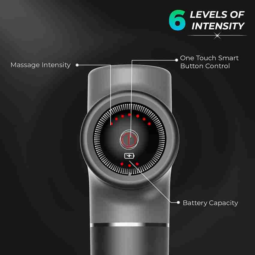 beatXP Bolt Go Massage Gun Touch Display- Percussion Gun Back Massager for  Men 