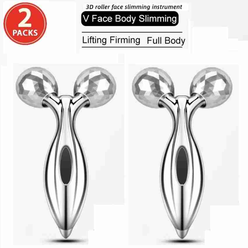 ZURU BUNCH Pack of 2 3D Y-Shape Roller Facial Neck Massage Relaxation Face- lift Wrinkle Remover Tool Full Body Slimming Lifting Roller Tool Massager -  ZURU BUNCH 
