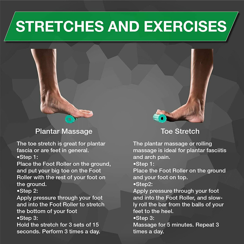 Plantar fasciitis foot roller on sale