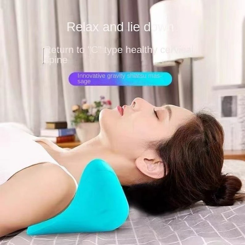 Acupressure neck outlet pillow