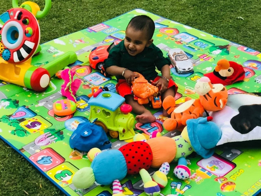 Baby play mat game best sale