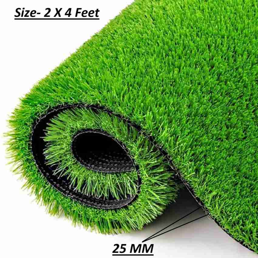 Artificial Green Grass Mat 6.5 Feet X 3 Feet for Home Decor Balcony