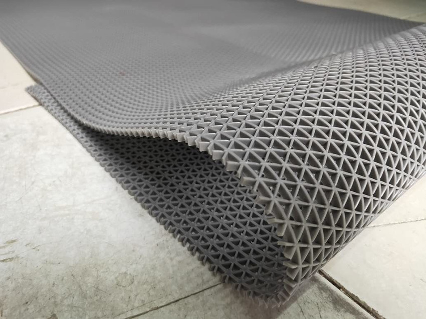 Grey rubber store floor mats