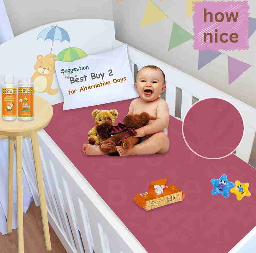 Plastic sheets for baby on sale beds