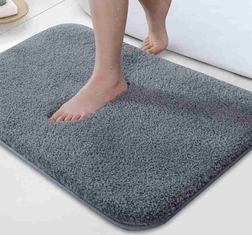 Buy HOWNICE Cotton, Polyester, Microfiber Door Mat (GREY BEIGE