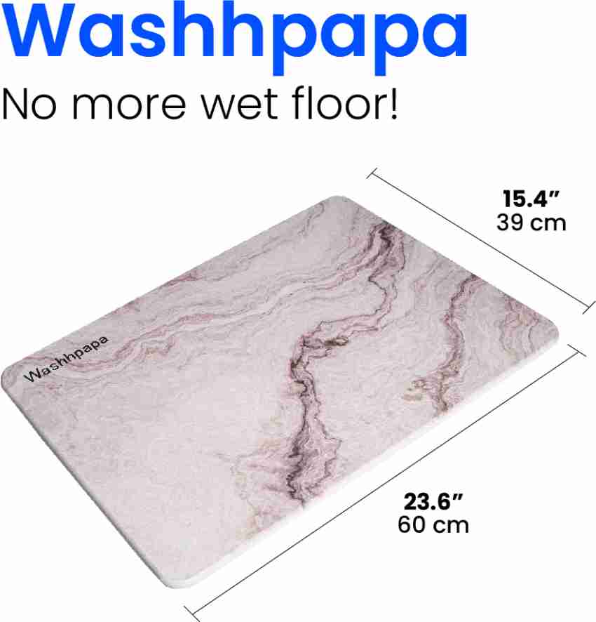 STONE BATH MAT - PONY MARBLE HEAD