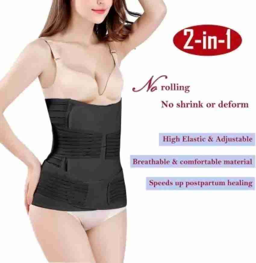 JUSTIFIT 3 In 1 Postpartum Belly Band Post Pregnancy Abdominal Belt After  delivery For Women c section delivery Birth Belly/Waist/Pelvis Wrap