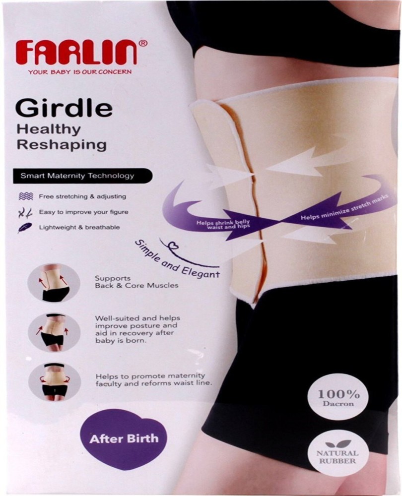 FARLIN Breathable postnatal reshaping abdominal Girdle Belt (Medium 42 x  9)
