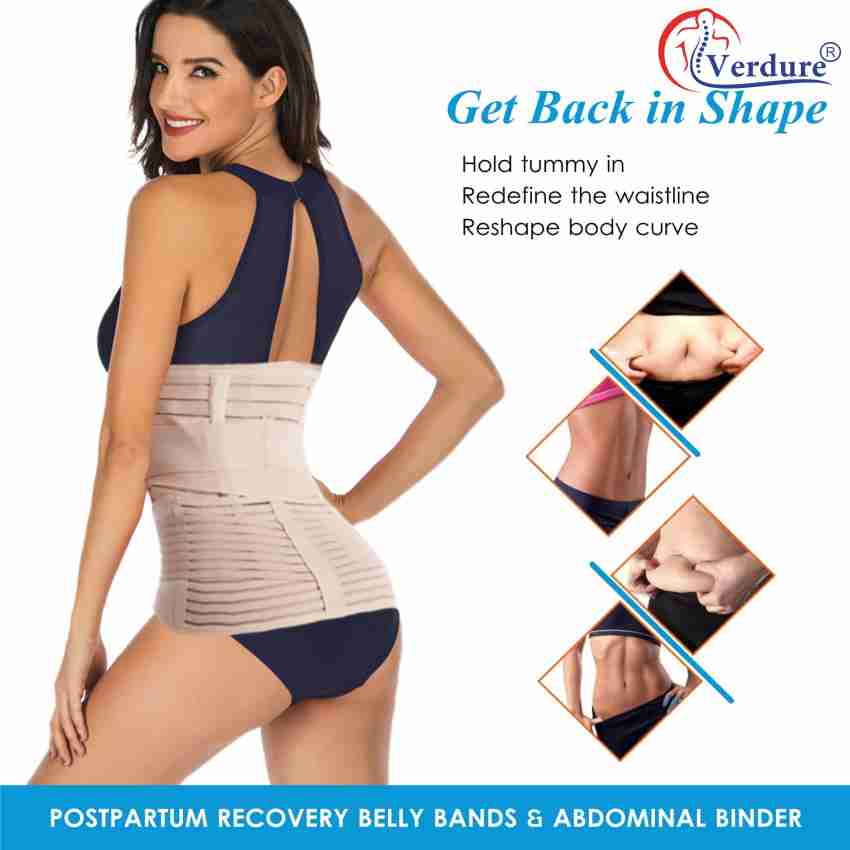 Verdure Abdominal binder postpartum 3 in 1 post pregnancy belt after  delivery(size-M) - Buy maternity care products in India