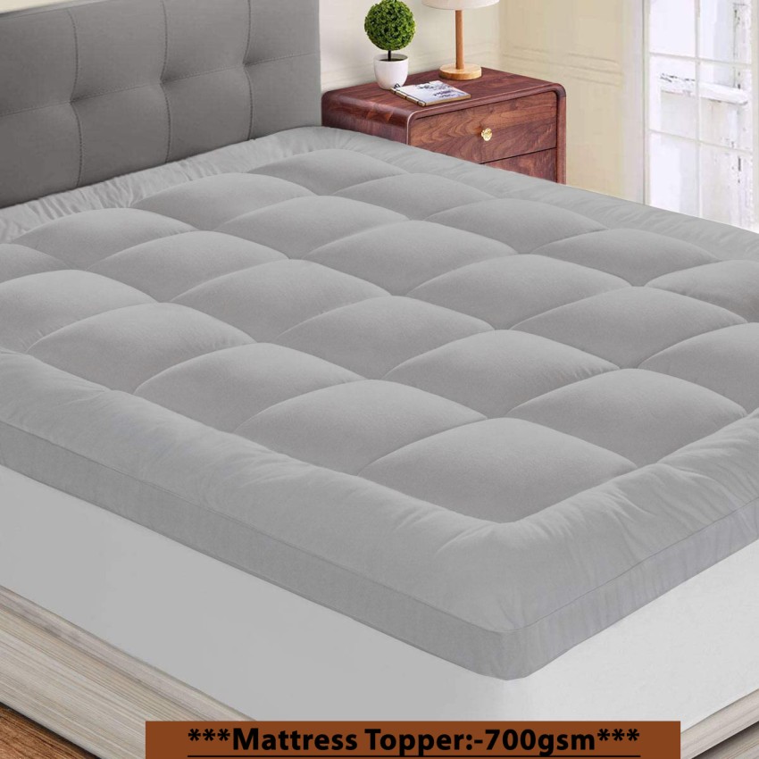 INGALIK Queen Size Mattress Pad, 400TC Cotton Pillow Top Mattress Cover,  Quilted Fitted Mattress Protector with 8-21 Deep Pocket, Cooling Mattress  Topper (60x80 Inches, White) 