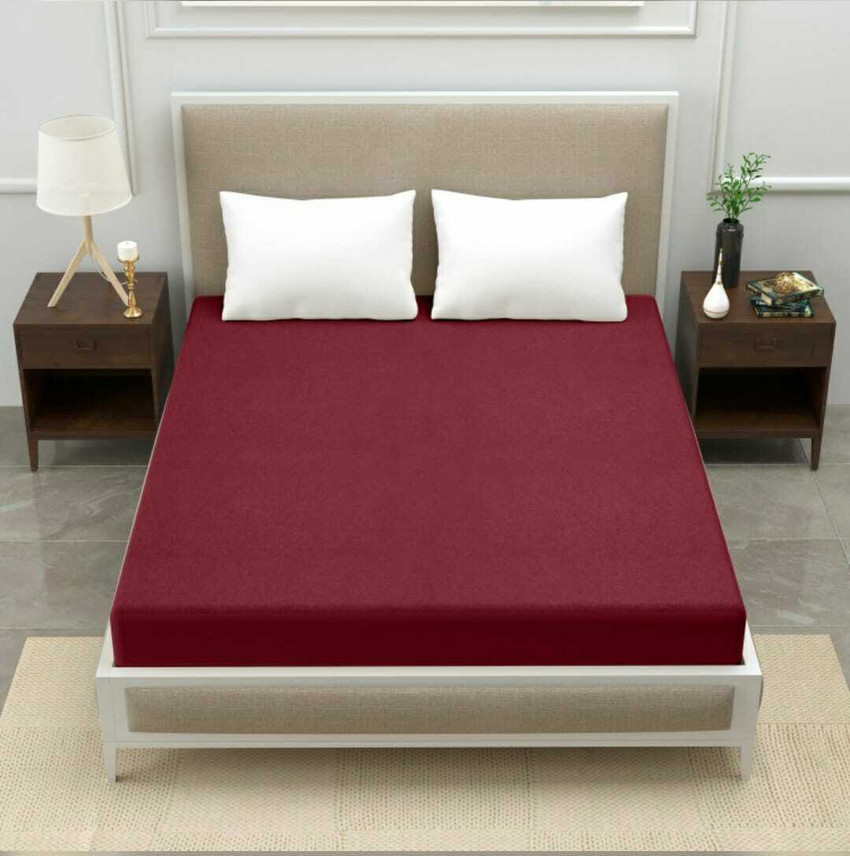 JUPON Fitted Double Size Waterproof Mattress Cover Price in India