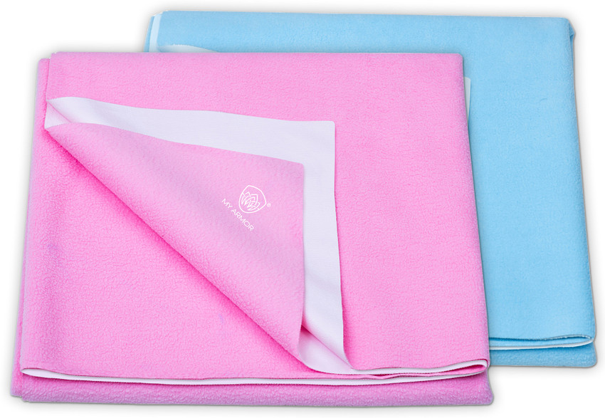 MY ARMOR Baby Dry Sheet Mattress Protector Pack of 2 Price in