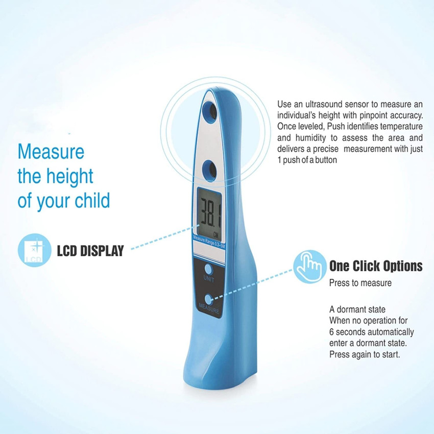Portable Height Measuring Device ABS & Steel Stadiometer With Scale,