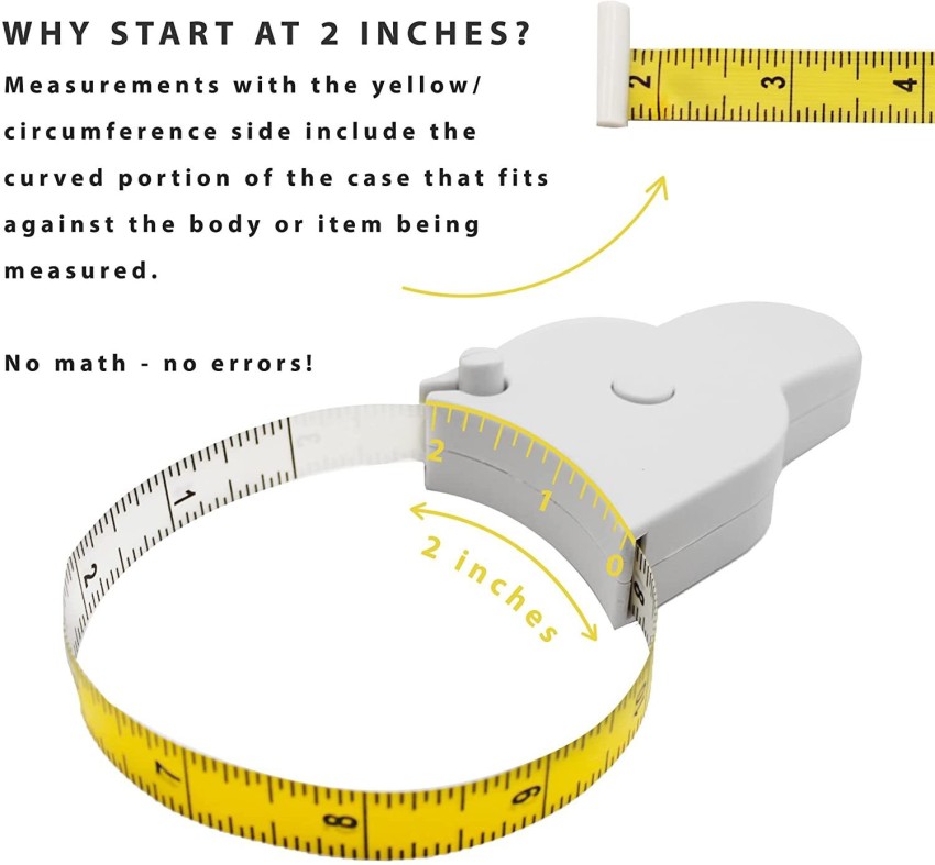 Epsilon Body Measuring Tape Retractable inch tape for measurement