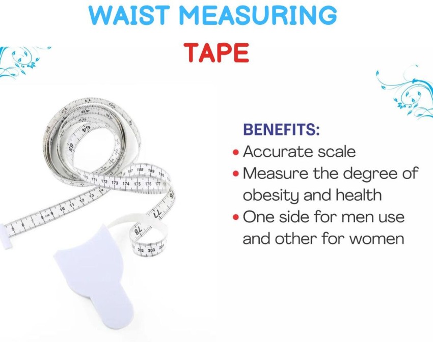 Body Fat Tester Retractable Waist Measuring Tape BMI Measuring