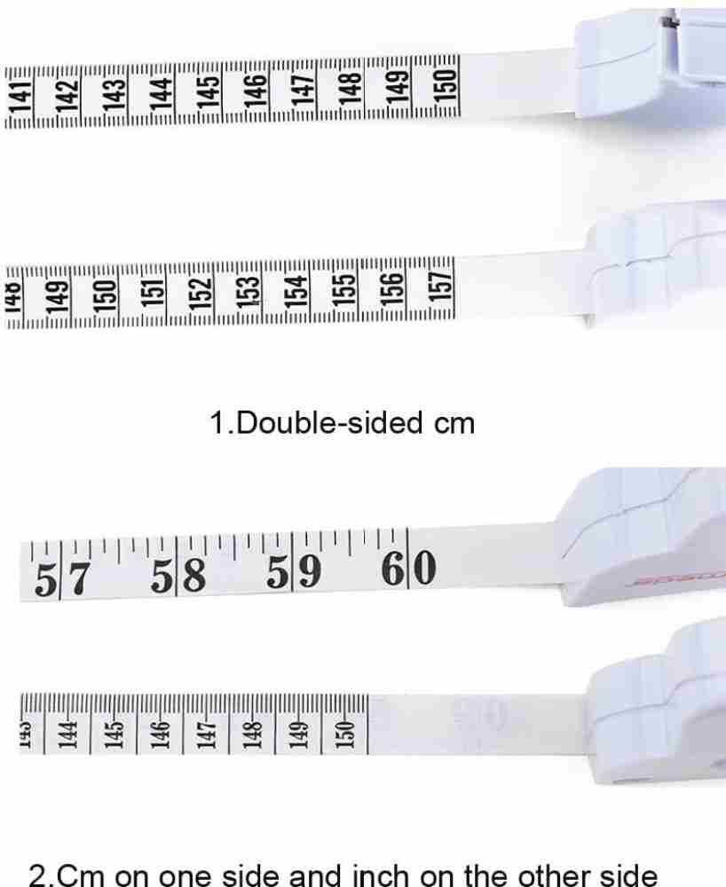 Body Tape Measure - (2 Pack) Measuring Tapes for Body and Fat