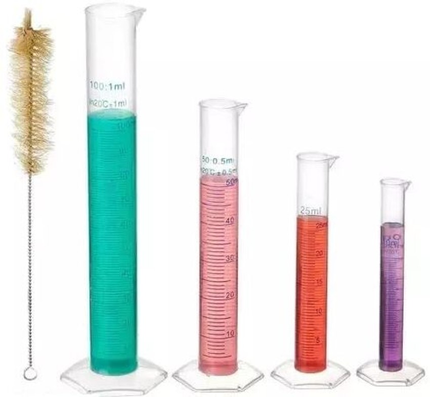 Glass Measuring Beaker Combo: 50, 25, and 10ml