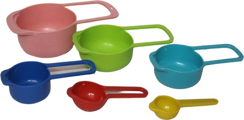 Craftbin Colourful Cooking Measuring Cups and Spoons 6 Piece Set Measuring  Cup Set Price in India - Buy Craftbin Colourful Cooking Measuring Cups and  Spoons 6 Piece Set Measuring Cup Set online