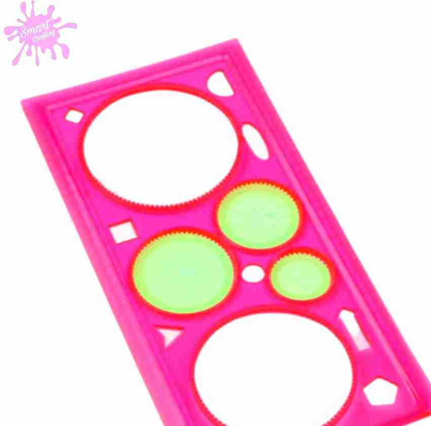 Plastic Multifunctional Spirograph Drawing Ruler, Size: 21*11cm(Approx) at  Rs 33.15/piece in Ahmedabad