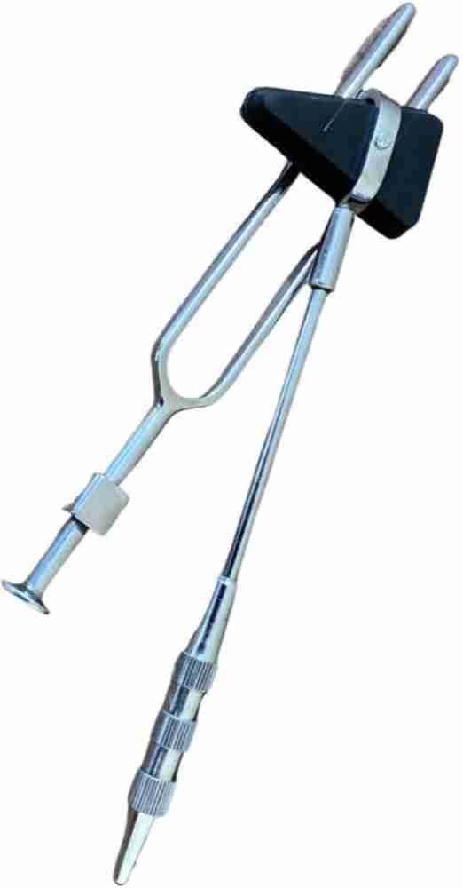 Lexbax Knee Tuning fork with hammer Spring Steel Frequency 128 Hz 