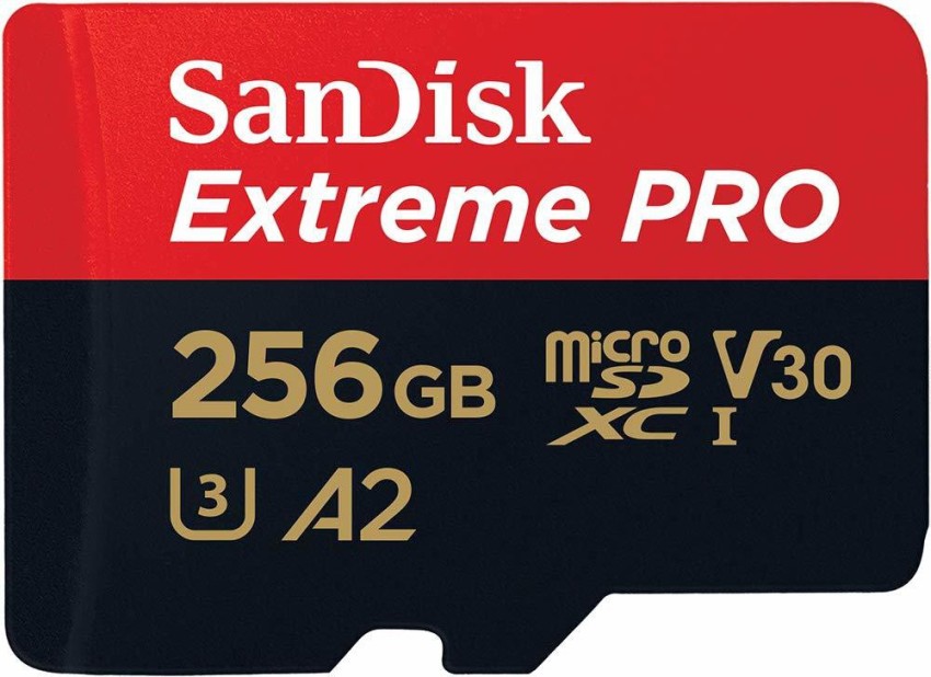 SanDisk Extreme PRO 256 GB MicroSD Card UHS Class 1 200 MB/s