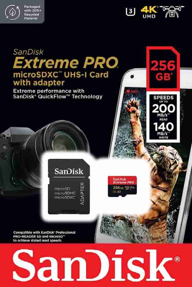 Location carte SD Sandisk Extreme Pro 256 Go (20€ HT) - CCL Live