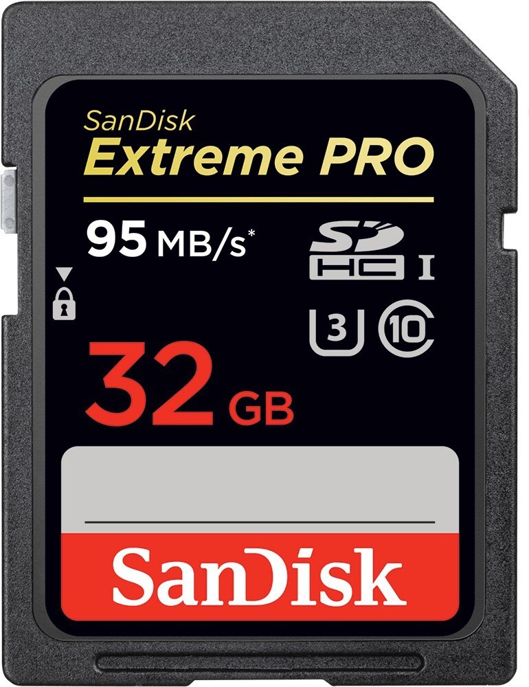 SanDisk Extreme PRO 32GB microSDHC Class 10 4K Memory Card  #SDSDQXP-032G-G46A 