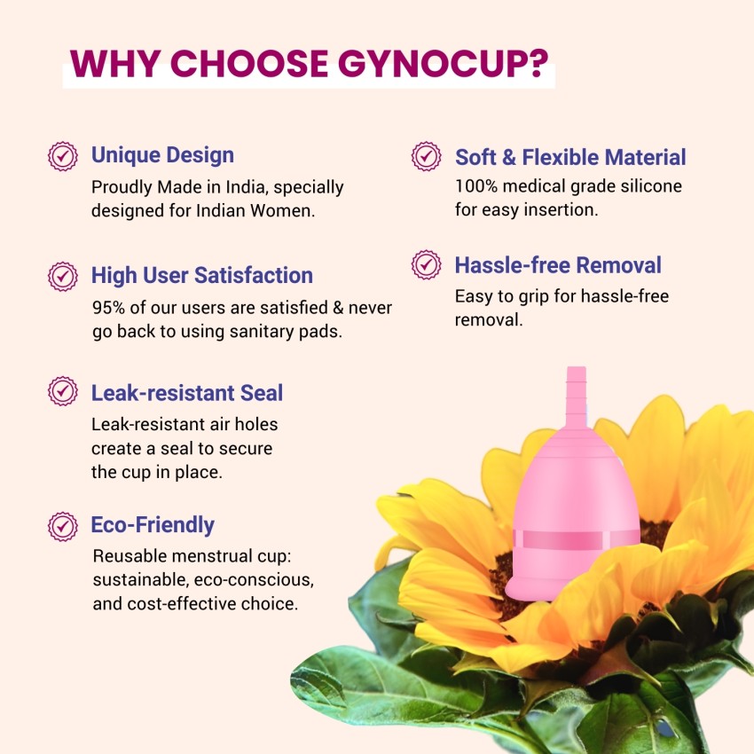 Menstrual Cup - comfortable, sustainable, easy to reach and use