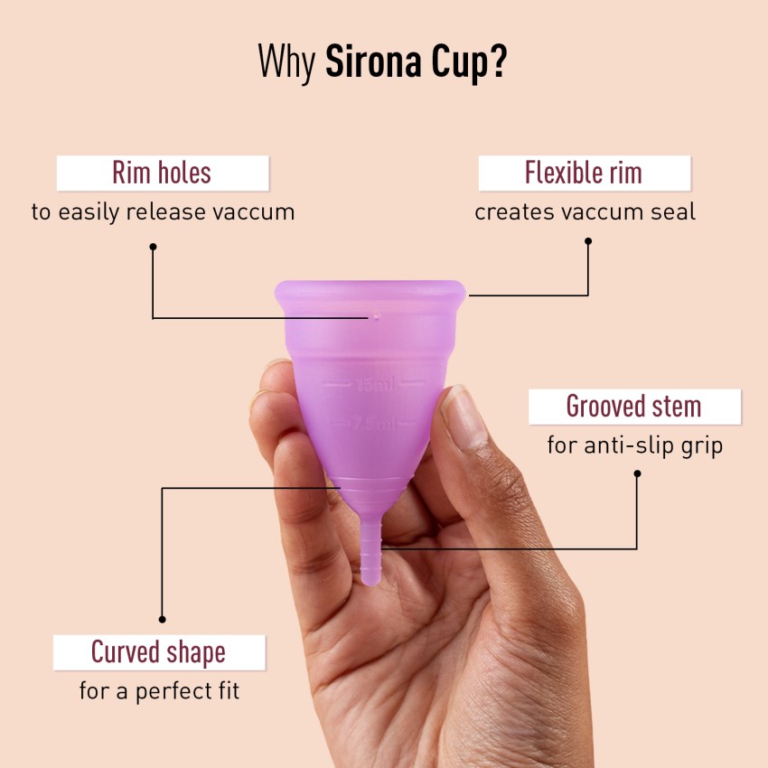 SIRONA Large Reusable Menstrual Cup Price in India - Buy SIRONA Large  Reusable Menstrual Cup online at