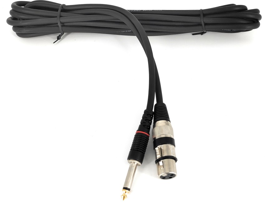 TZ SMART Microphone Cable 6.35 mm Mono to XLR Female (5 Meter