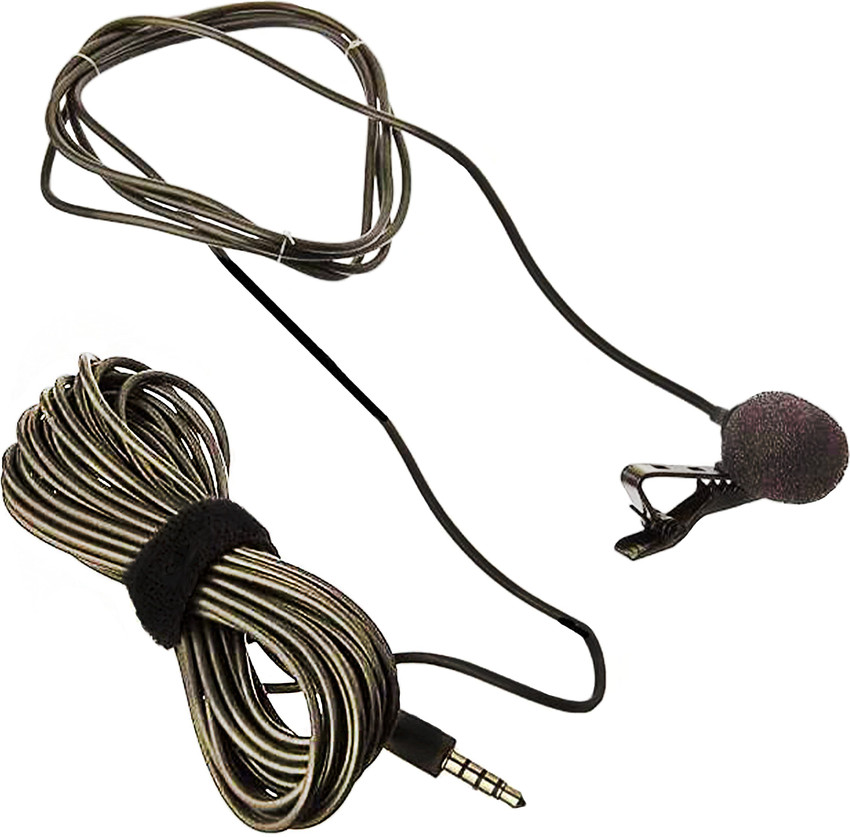 Noise cancellation top collar mic
