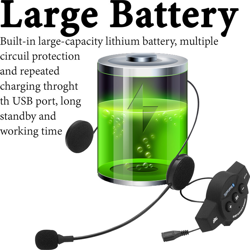 Otoroys Motorcycle Helmet Bluetooth Headset Dustproof and Sun