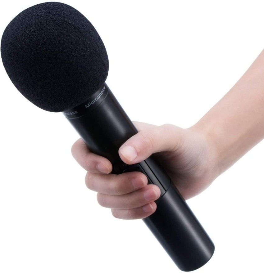10x/set Stage Microphone Windscreen Foam Case Cover Karaoke Black