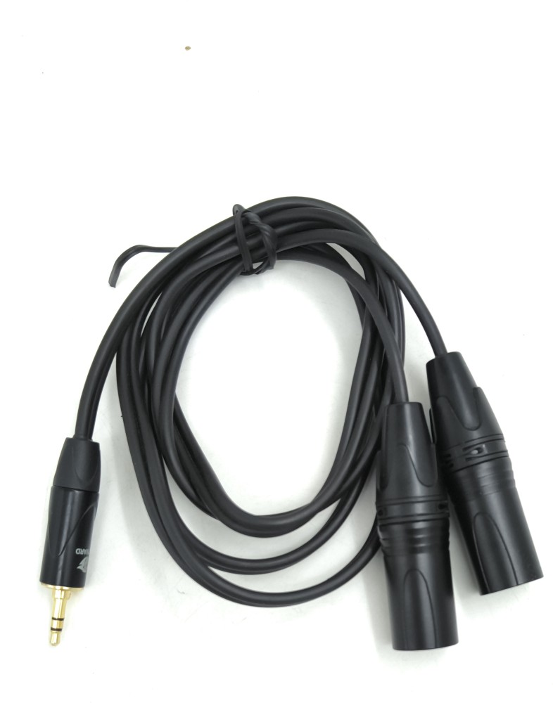 3.5mm 1/8 to XLR Microphone Cable Professional Balanced Dual XLR