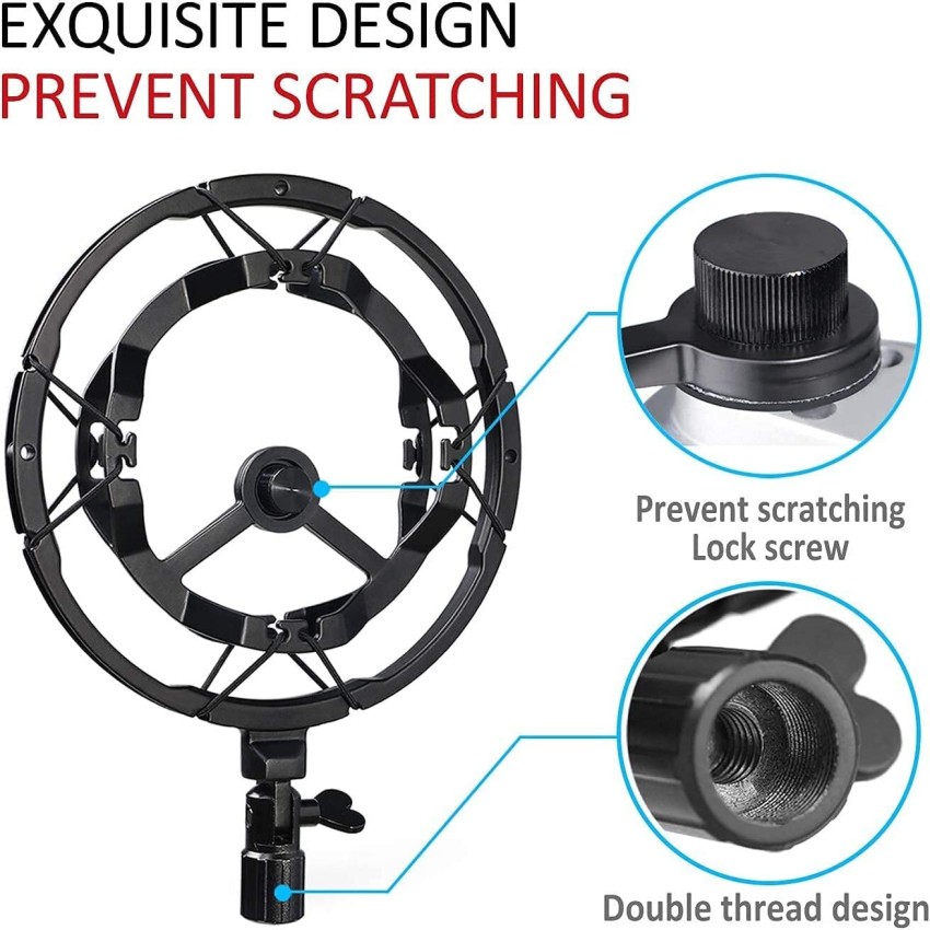 Blue Yeti Shock Mount Alloy Shockmount Reduces Vibration Noise