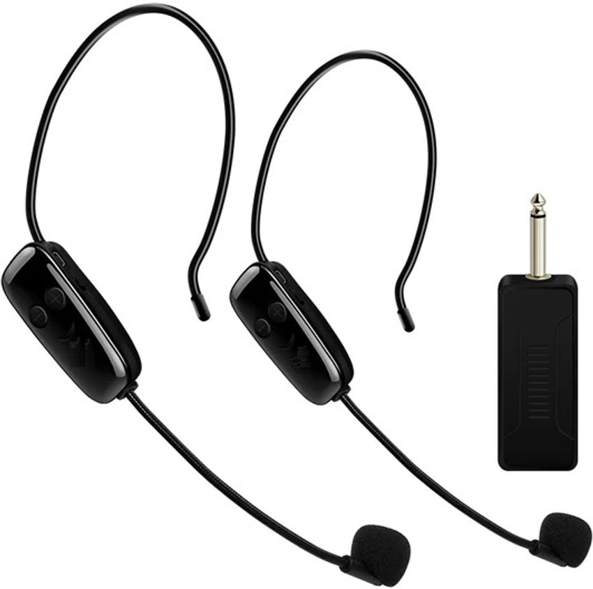 Uhf headset microphone outlet
