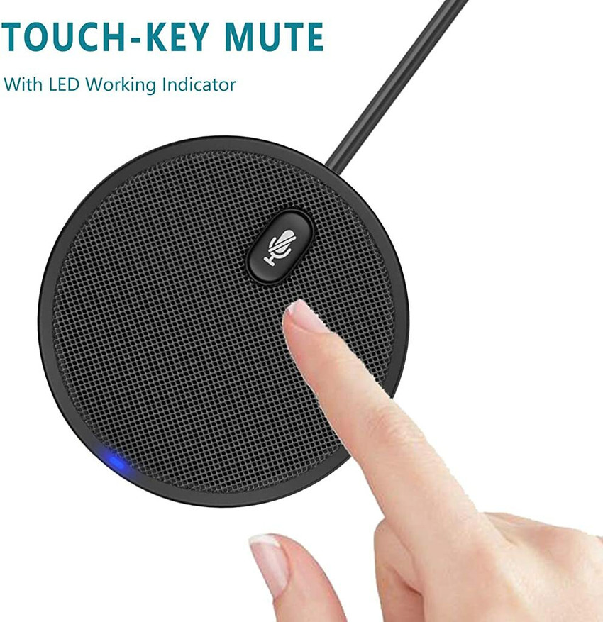 SNOWIE SOFT Conference Speaker Plug and Play USB Microphone 360