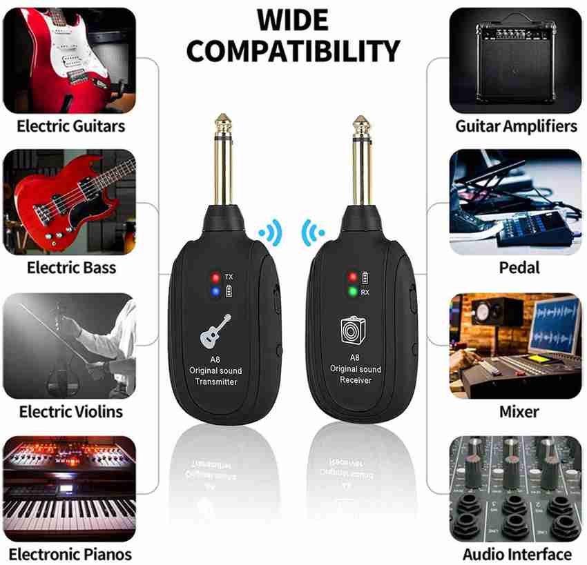 A8 wireless deals guitar system