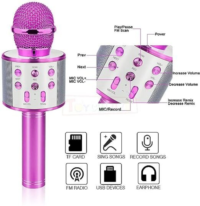 smooth life Microphone Mic With Audio Bluetooth Speaker Wireless Bluetooth  Karaoke singing mic Price in India - Buy smooth life Microphone Mic With  Audio Bluetooth Speaker Wireless Bluetooth Karaoke singing mic online