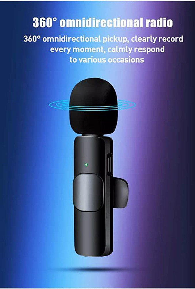 Urban Infotech K35 Collar Microphone Noise Reduction Wireless Mic