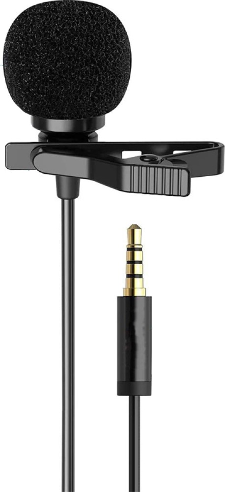 Selfie Stick Portable Mini Condenser Microphone With 3.5mm Aux