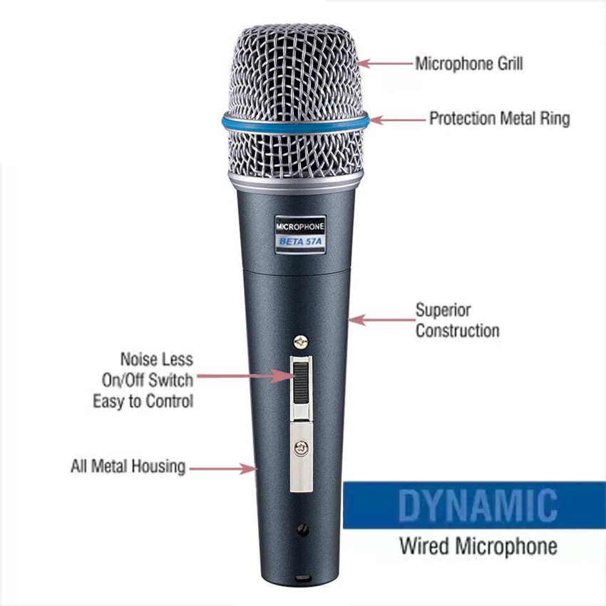 BALRAMA BETA-57A Cardioid Vocal Unidirectional Dynamic Karaoke