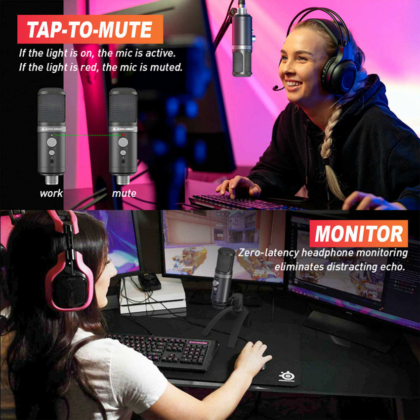 Usb microphone monitor sales