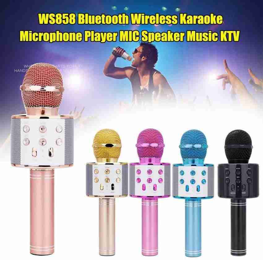 jorugo S1572 ADVANCE WS858_Bluetooth Karaoke Mic For  Sing (pack of  1) Microphone - jorugo 